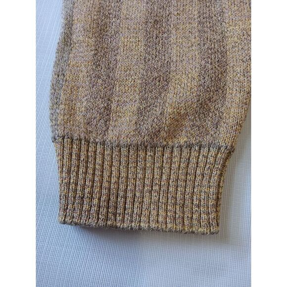 Ermenegildo Zegna Yellow Tight Knit Cotton Pullover Crewneck Sweater Men's XXL - Picture 10 of 12